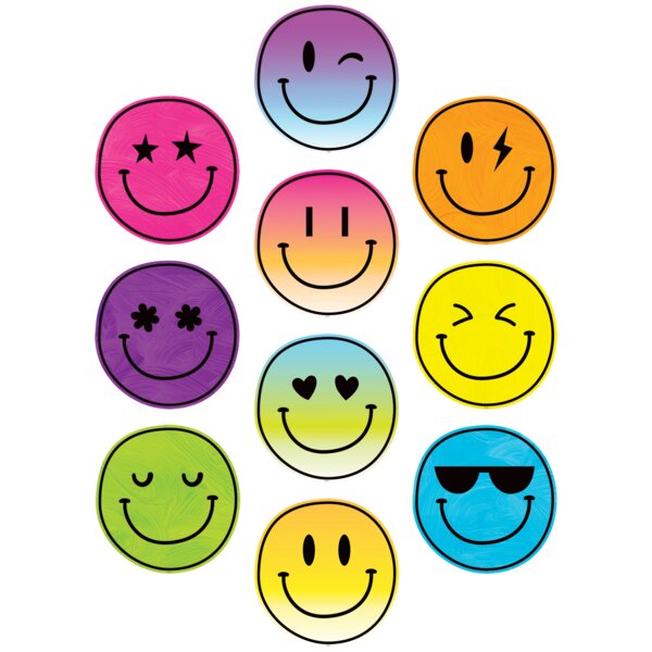 TCR6932 Brights 4Ever Smiley Faces Accents Image