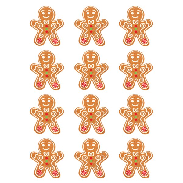 TCR6945 Gingerbread Cookies Stickers Image