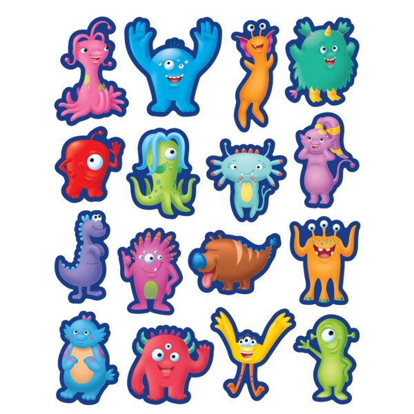 TCR7087 Monsters Stickers Image