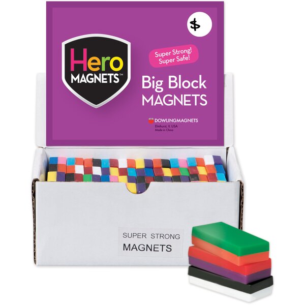 TCR710D Hero Magnets™ Big Block Magnets, Set of 40 Image