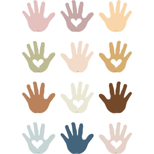 TCR7134 Everyone is Welcome Helping Hands Mini Accents Image