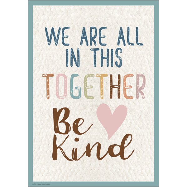 TCR7159 Everyone is Welcome We Are All in This Together Positive Poster Image