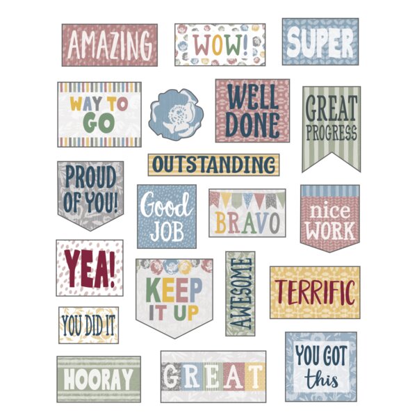 TCR7187 Classroom Cottage Stickers Image