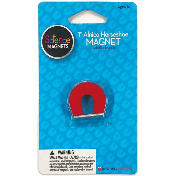 TCR731014 1" Alnico Horseshoe Magnet (includes steel keeper) Image