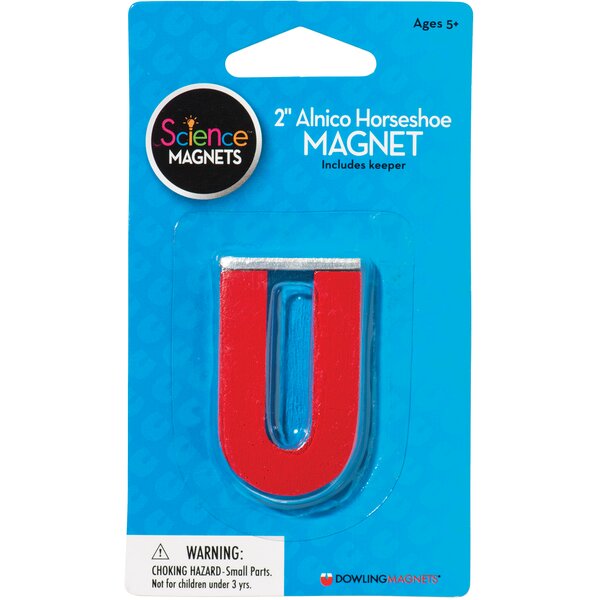 TCR731015 2" Alnico Horseshoe Magnet (includes steel keeper) Image