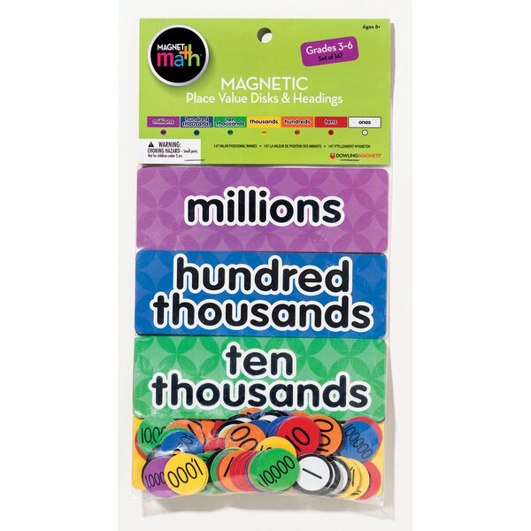 TCR732162 Magnetic Place Value Disks & Headings Image