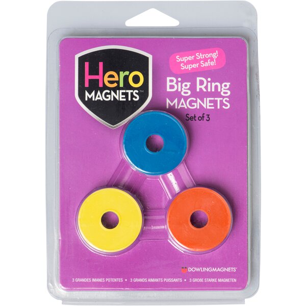 TCR735017 Hero Magnets™ Big Ring Magnets, Set of 3 Image