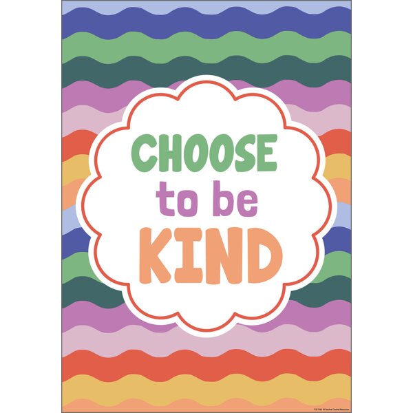 TCR7365 Choose to Be Kind Positive Poster Image