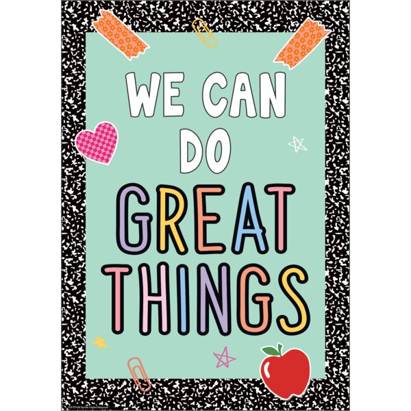 TCR7379 We Can Do Great Things Positive Poster Image