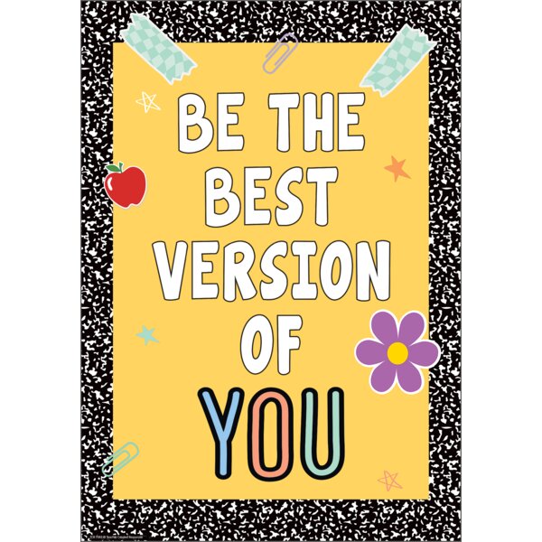 TCR7382 Be the Best Version of You Positive Poster Image