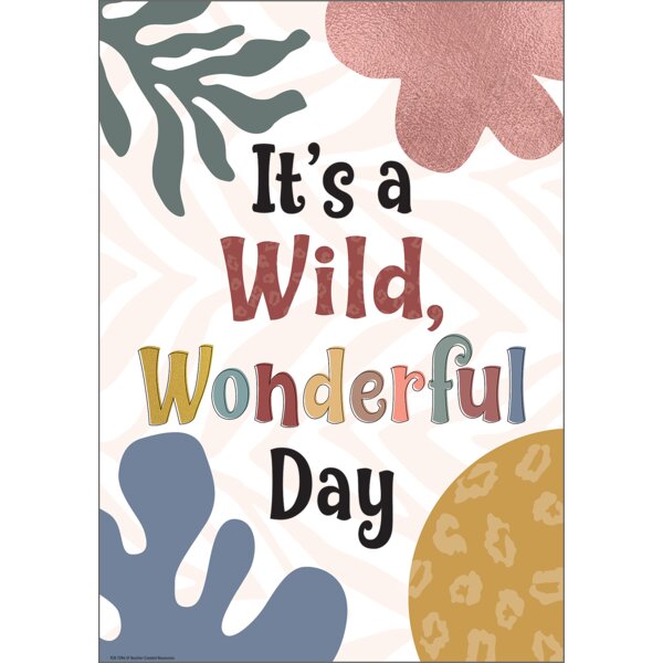 TCR7396 It’s a Wild, Wonderful Day Positive Poster Image