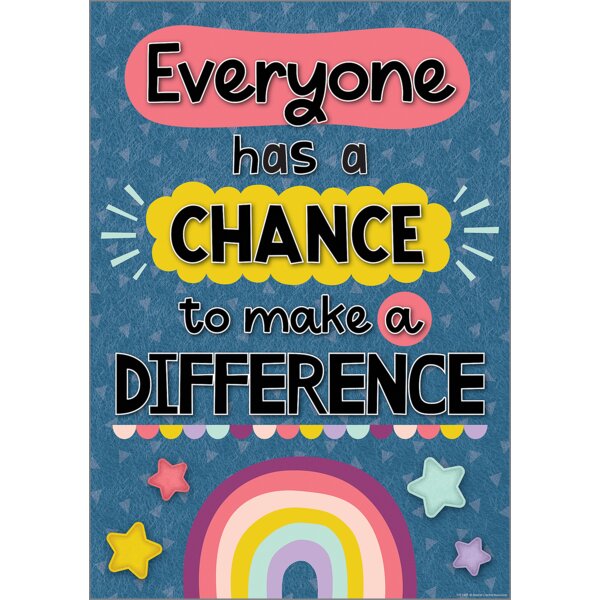 TCR7447 Everyone Has a Chance to Make a Difference Positive Poster Image