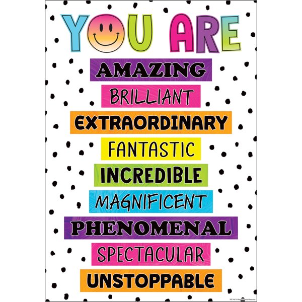 TCR7467 You Are Amazing Positive Poster Image