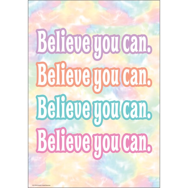 TCR7478 Believe You Can Positive Poster Image