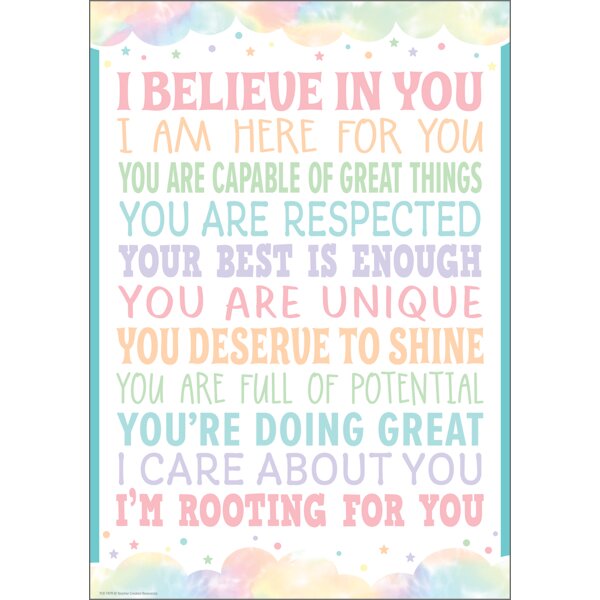 TCR7479 I Believe in You Positive Poster Image