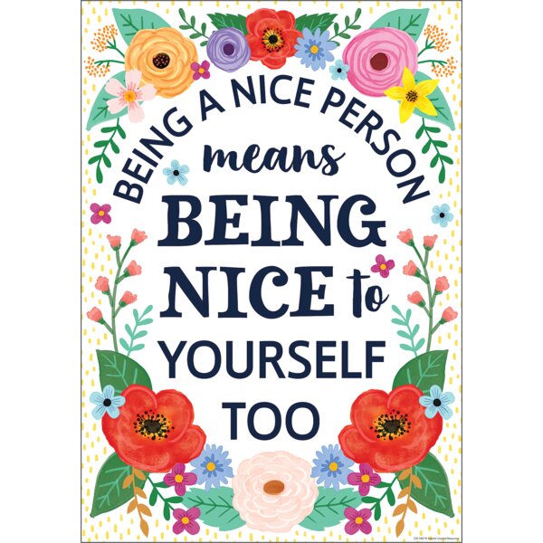 TCR7487 Being a Nice Person Positive Poster Image