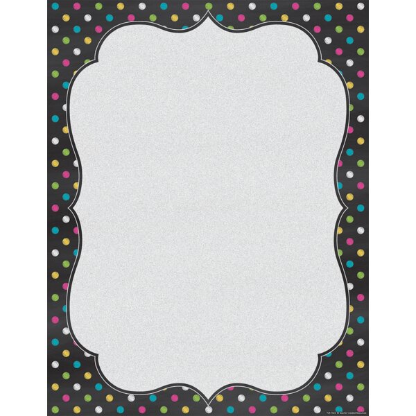 TCR7533 Chalkboard Brights Blank Chart Image