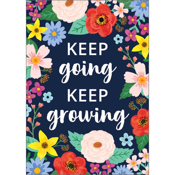 TCR7542 Keep Going, Keep Growing Positive Poster Image