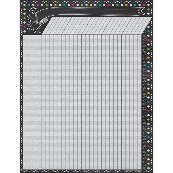 TCR7564 Chalkboard Brights Incentive Chart Image