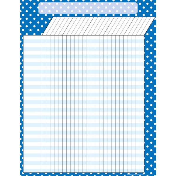 TCR7621 Blue Polka Dots Incentive Chart Image