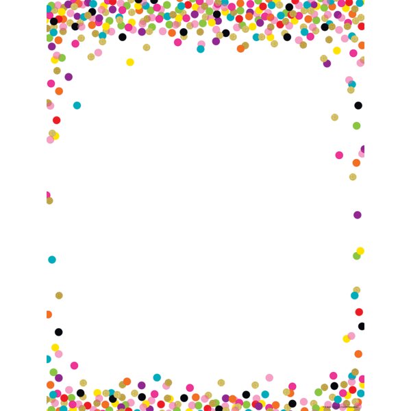 TCR7646 Confetti Blank Chart Image