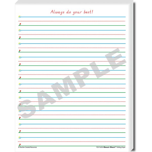 TCR76533 Smart Start 1-2 Writing Paper: 360 Sheets Image