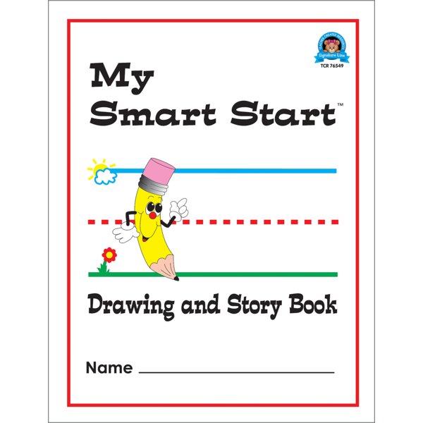 TCR76549 Smart Start Drawing & Story Book 1-2 Journal Image