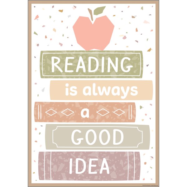 TCR7877 Reading is Always a Good Idea Positive Poster Image