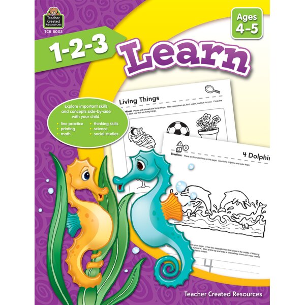 TCR8003 1-2-3 Learn Ages 4-5 Image