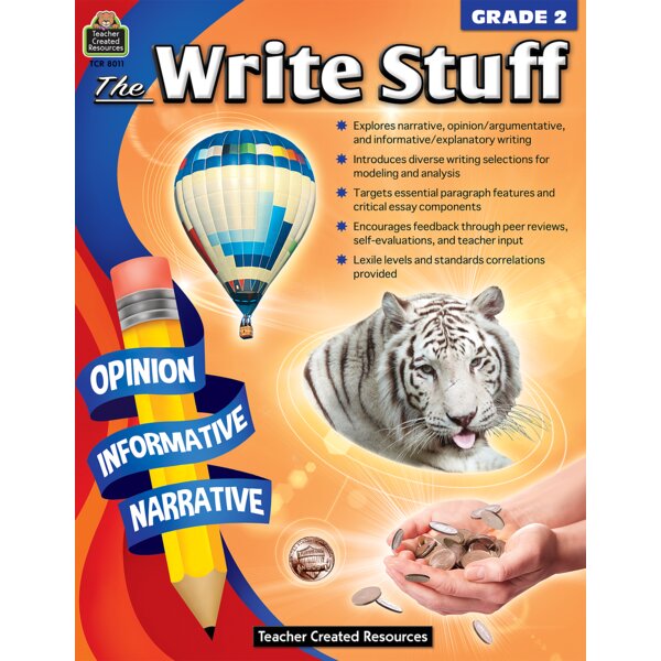 TCR8011 The Write Stuff Grade 2 Image