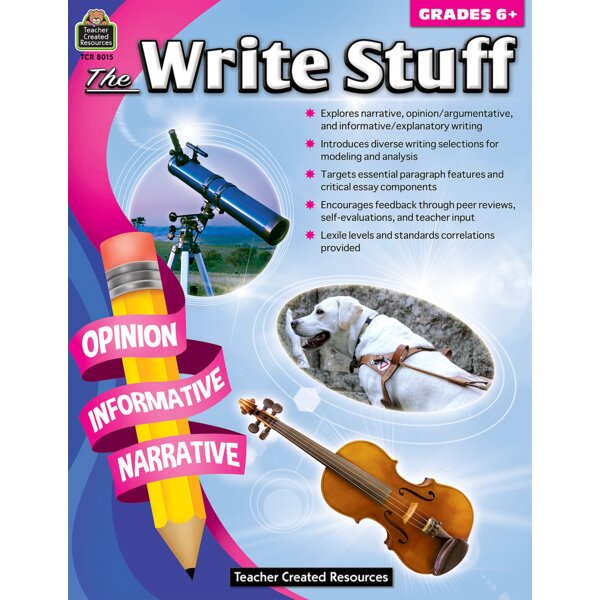 TCR8015 The Write Stuff Grade 6+ Image