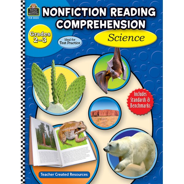 TCR8020 Nonfiction Reading Comprehension: Science, Grades 2-3 Image