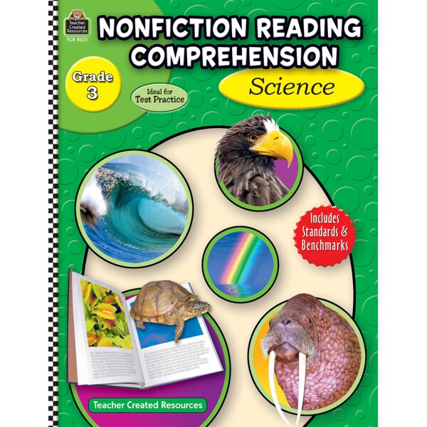 TCR8021 Nonfiction Reading Comprehension: Science, Grade 3 Image