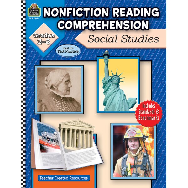 TCR8023 Nonfiction Reading Comprehension: Social Studies, Grades 2-3 Image