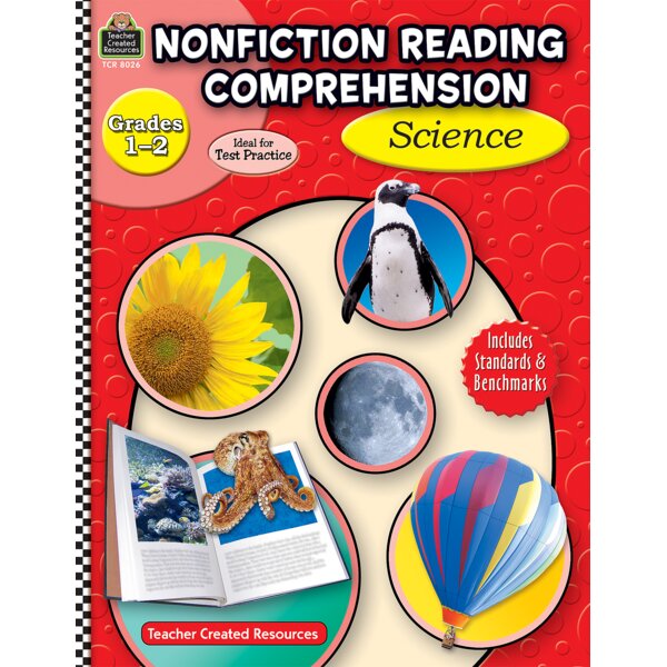 TCR8026 Nonfiction Reading Comprehension: Science, Grades 1-2 Image