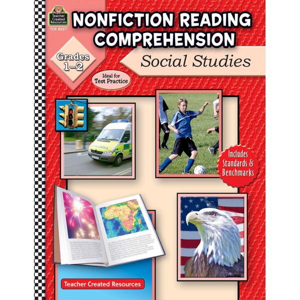 TCR8027 Nonfiction Reading Comprehension: Social Studies, Grades 1-2 Image