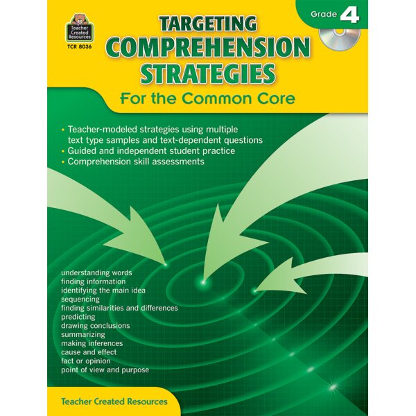 TCR8036 Targeting Comprehension Strategies for the Common Core Grade 4 Image