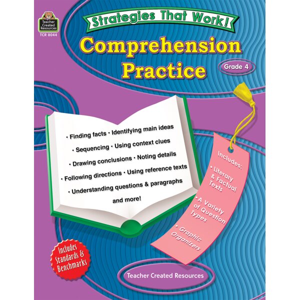 TCR8044 Strategies that Work: Comprehension Practice, Grade 4 Image