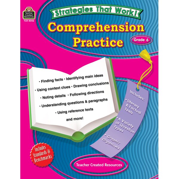 TCR8046 Strategies that Work: Comprehension Practice, Grade 6 Image