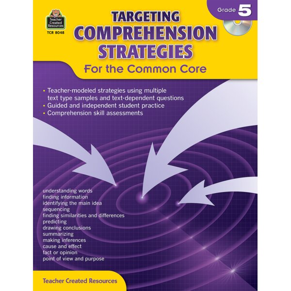 TCR8048 Targeting Comprehension Strategies for the Common Core Grade 5 Image