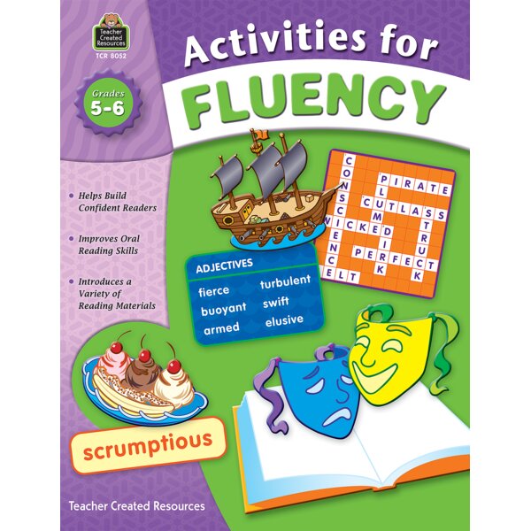 TCR8052 Activities for Fluency, Grades 5-6 Image