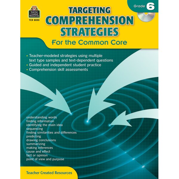 TCR8053 Targeting Comprehension Strategies for the Common Core Grade 6 Image