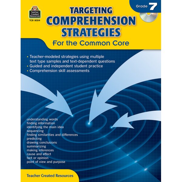 TCR8054 Targeting Comprehension Strategies for the Common Core Grade 7 Image