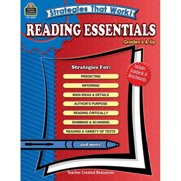 TCR8057 Strategies That Work! Reading Essentials, Grades 6 & Up Image