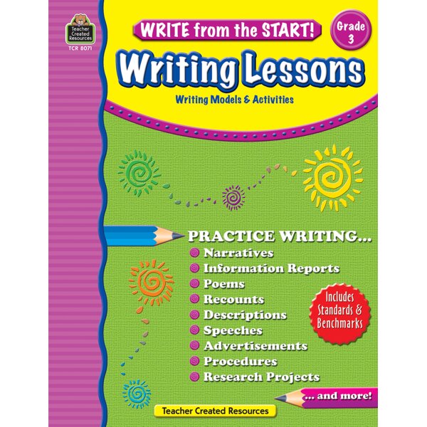 TCR8071 Write from the Start! Writing Lessons Grade 3 Image