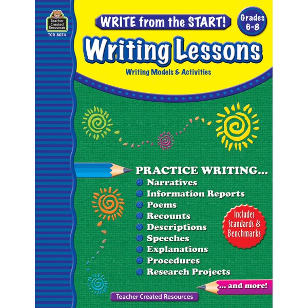 TCR8074 Write from the Start! Writing Lessons Grade 6-8 Image