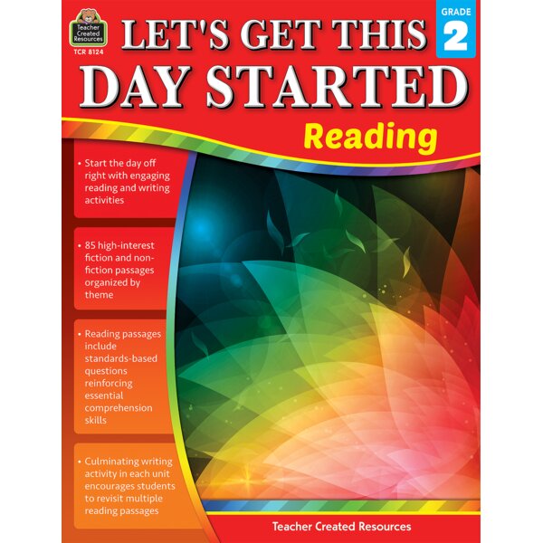 TCR8124 Let's Get This Day Started: Reading Grade 2 Image