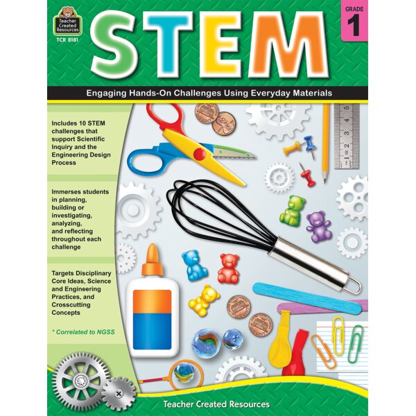 TCR8181 STEM: Engaging Hands-On Challenges Using Everyday Materials Grade 1 Image