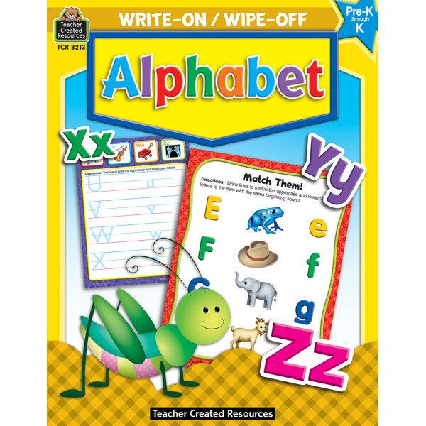 TCR8213 Write-On/Wipe-Off Book: Alphabet Image