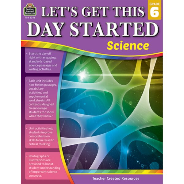 TCR8266 Let's Get This Day Started: Science Gr 6 Image